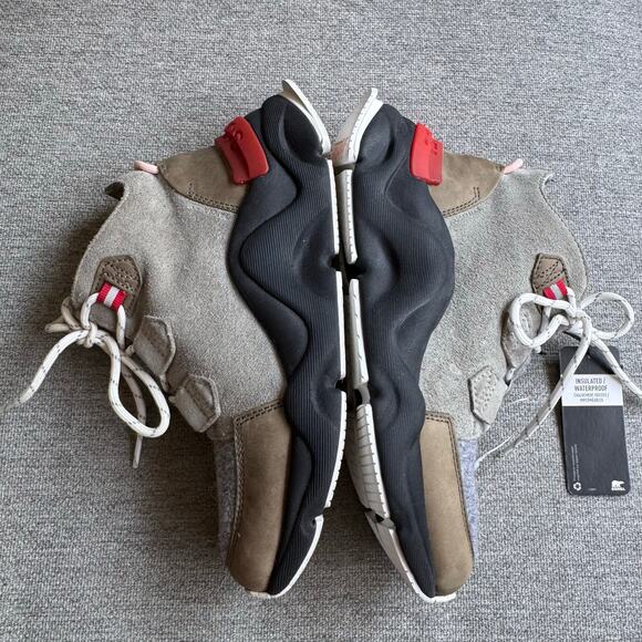 Sorel Women's Kinetic RNEGD Caribou WP Boot, Grey Green/Alpine Tundra Sz 6 - Picture 7 of 11